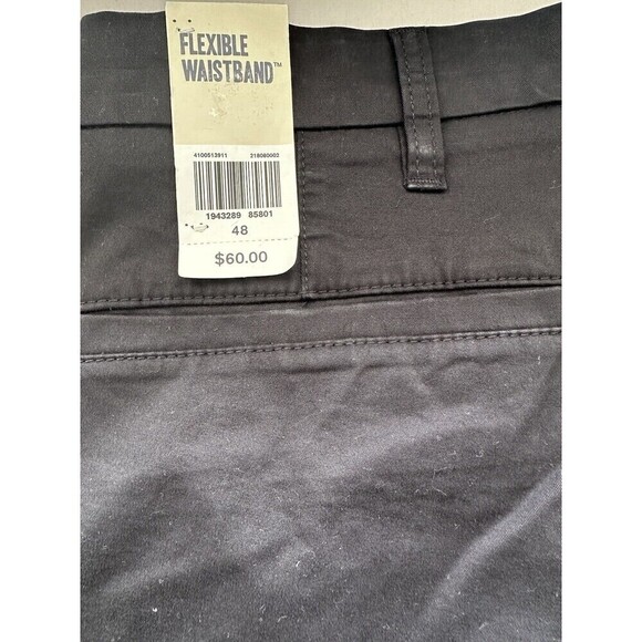 Dockers Men's Shorts Straight-Leg Supreme Flex Stretch Black Big &Tall 48 - Picture 9 of 9